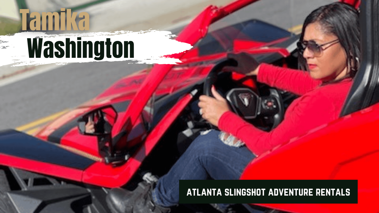 Tamika Washington Atlanta Slingshot Adventure Rentals for IFRD