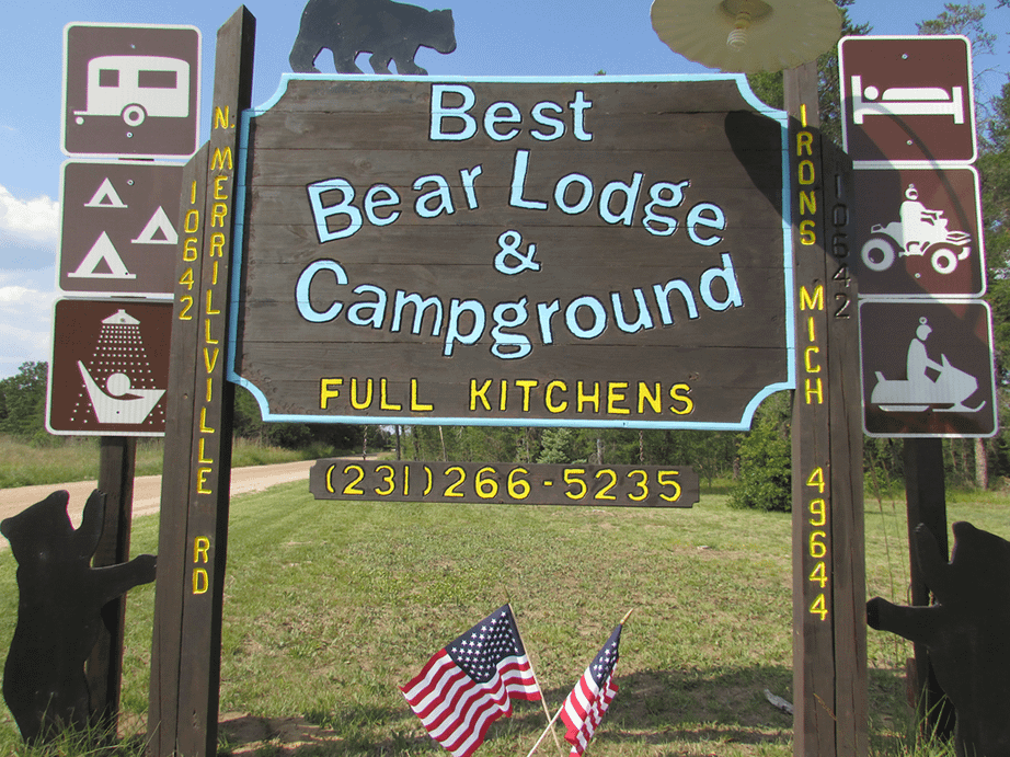Best Bear Lodge and Campground Michigan
