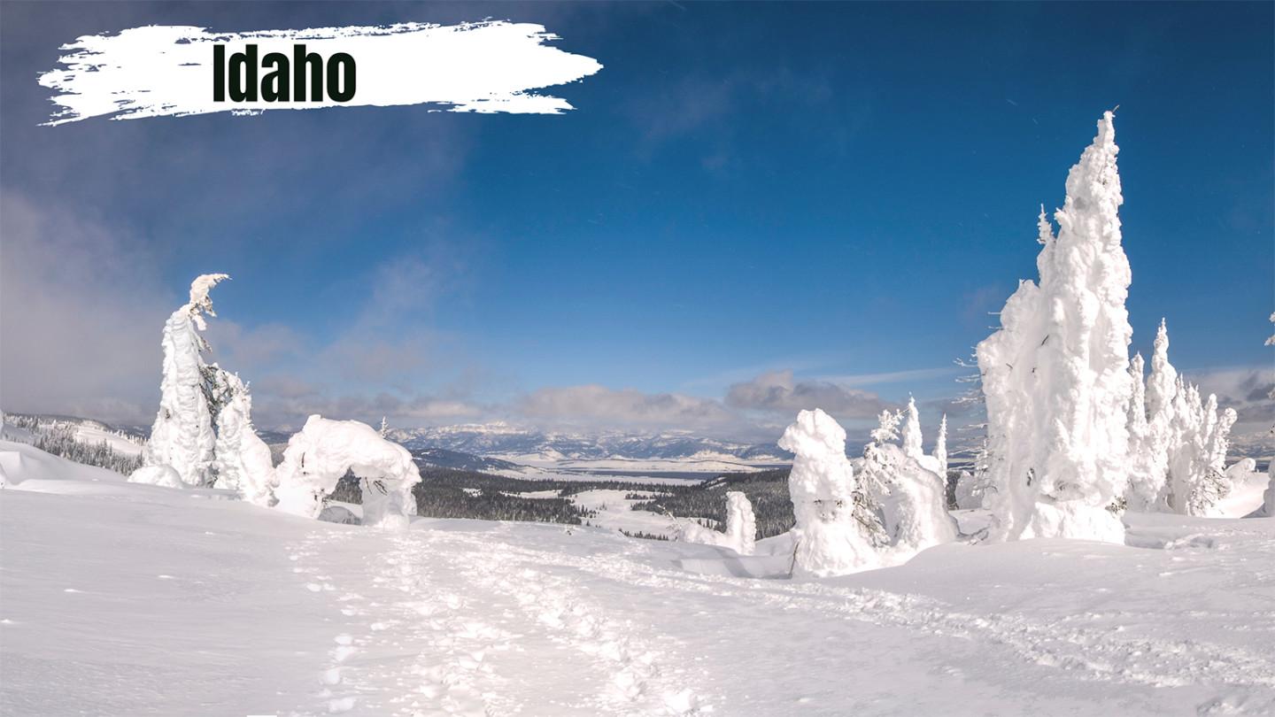 Best places to snowmobile in Idaho